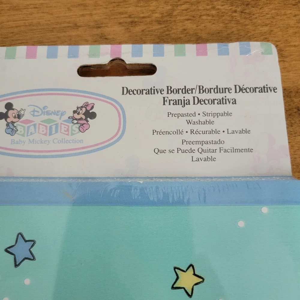 Disney Babies Baby Mickey & Minnie Mouse Daisy Donald Decorative Border Washable